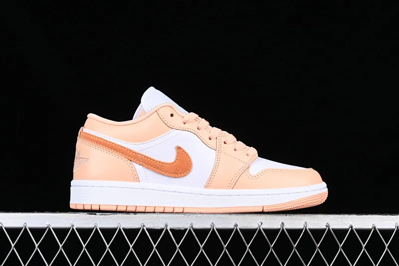 All categories Air Jordan Jordan series basketball shoes Air Jordan 1 Low G version pure original Air Jordan 1 Low AJ1 Joe 1 white orange low-top cultural leisure sports sneakers DC0774-801